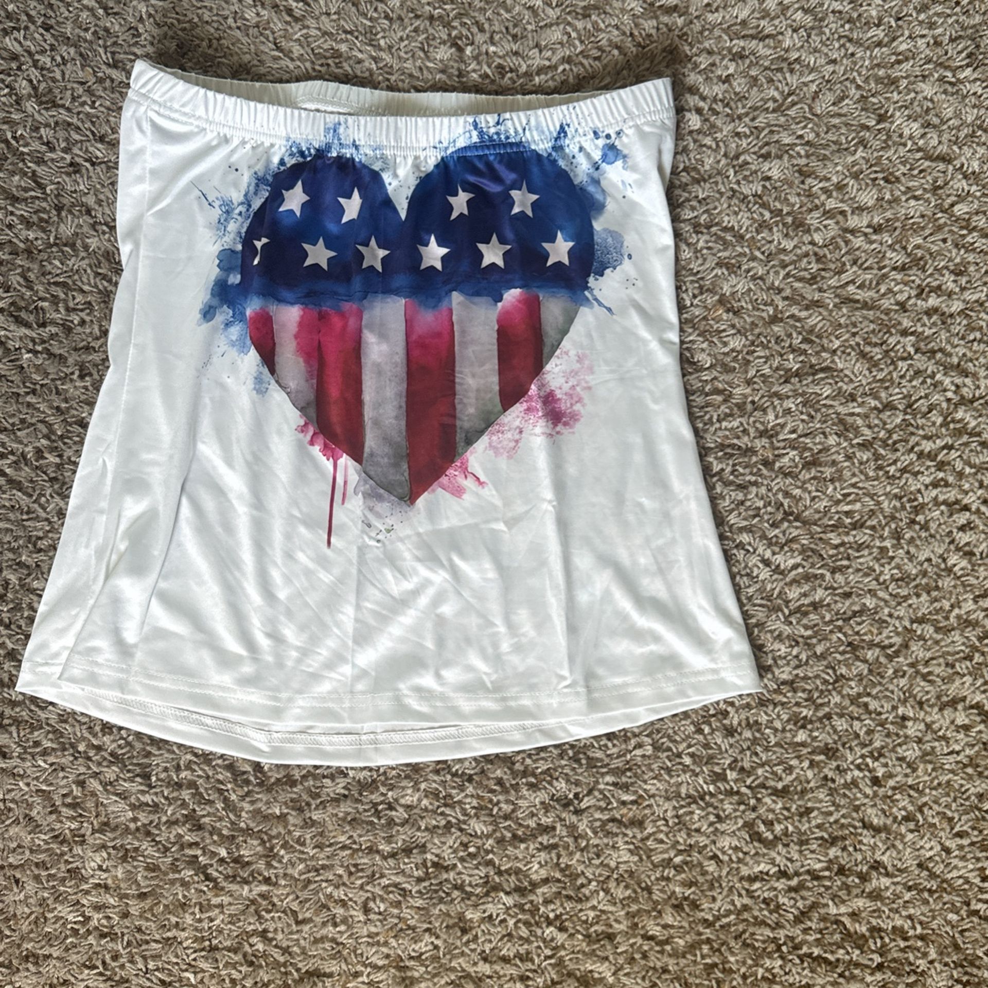 American Heart Tube Top