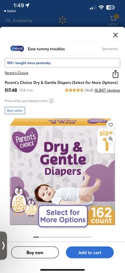 Diapers Size 1