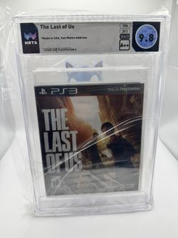 The Last Of Us PS3 WATA Graded 9.8