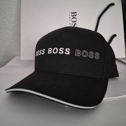 Black Hugo Boss Hat New With Tags