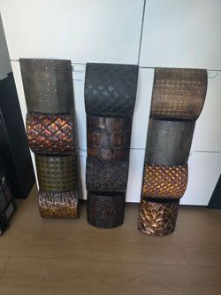 Metal wall decorations
