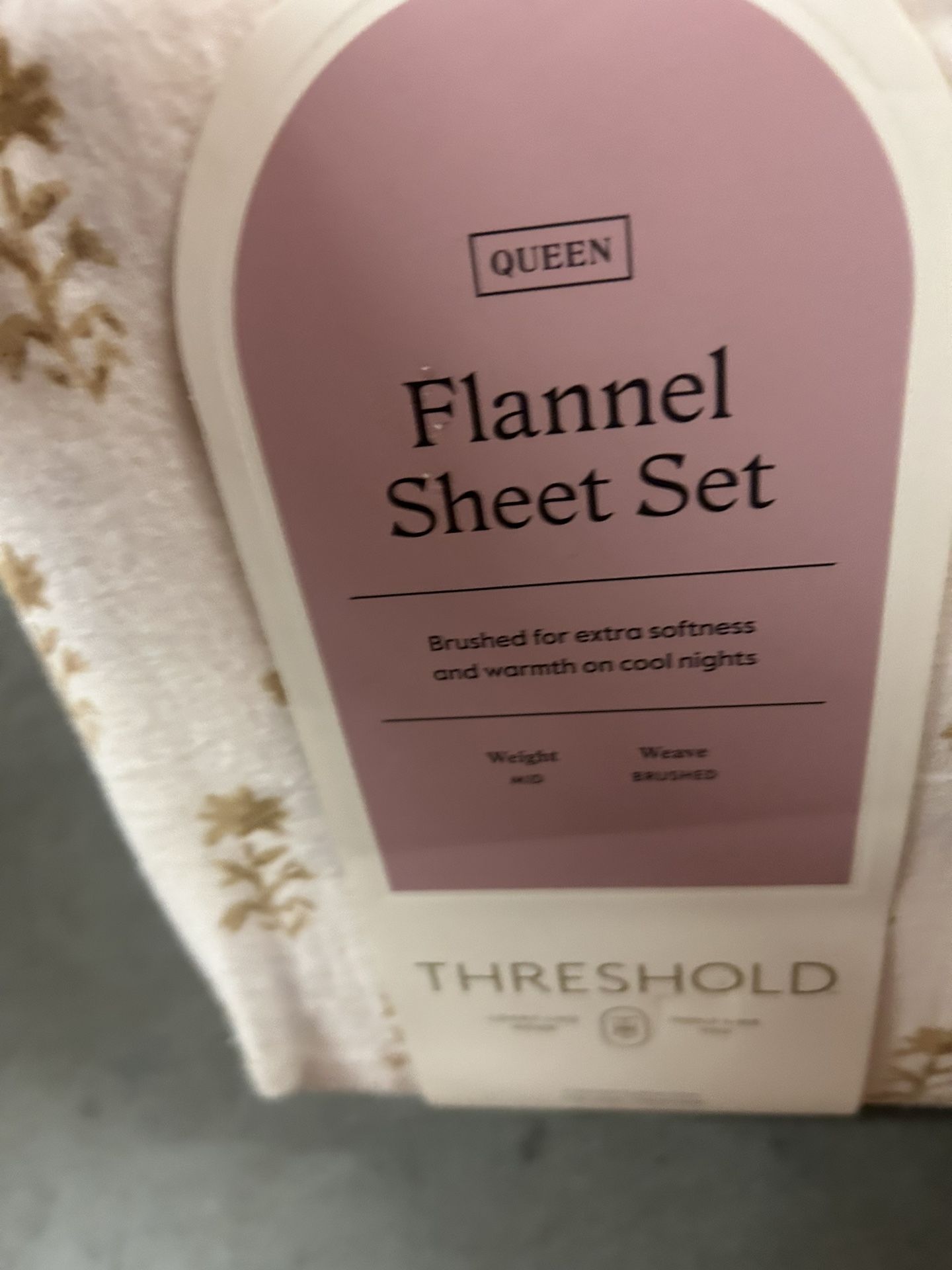 Threshold Queen Flannel Set New