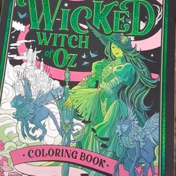 New Wicked Witch Of Oz Advanced Coloring Book 