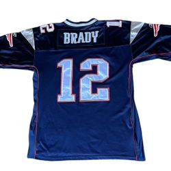 Authentic Reebok Tom Brady New England Patriots ON FIELD