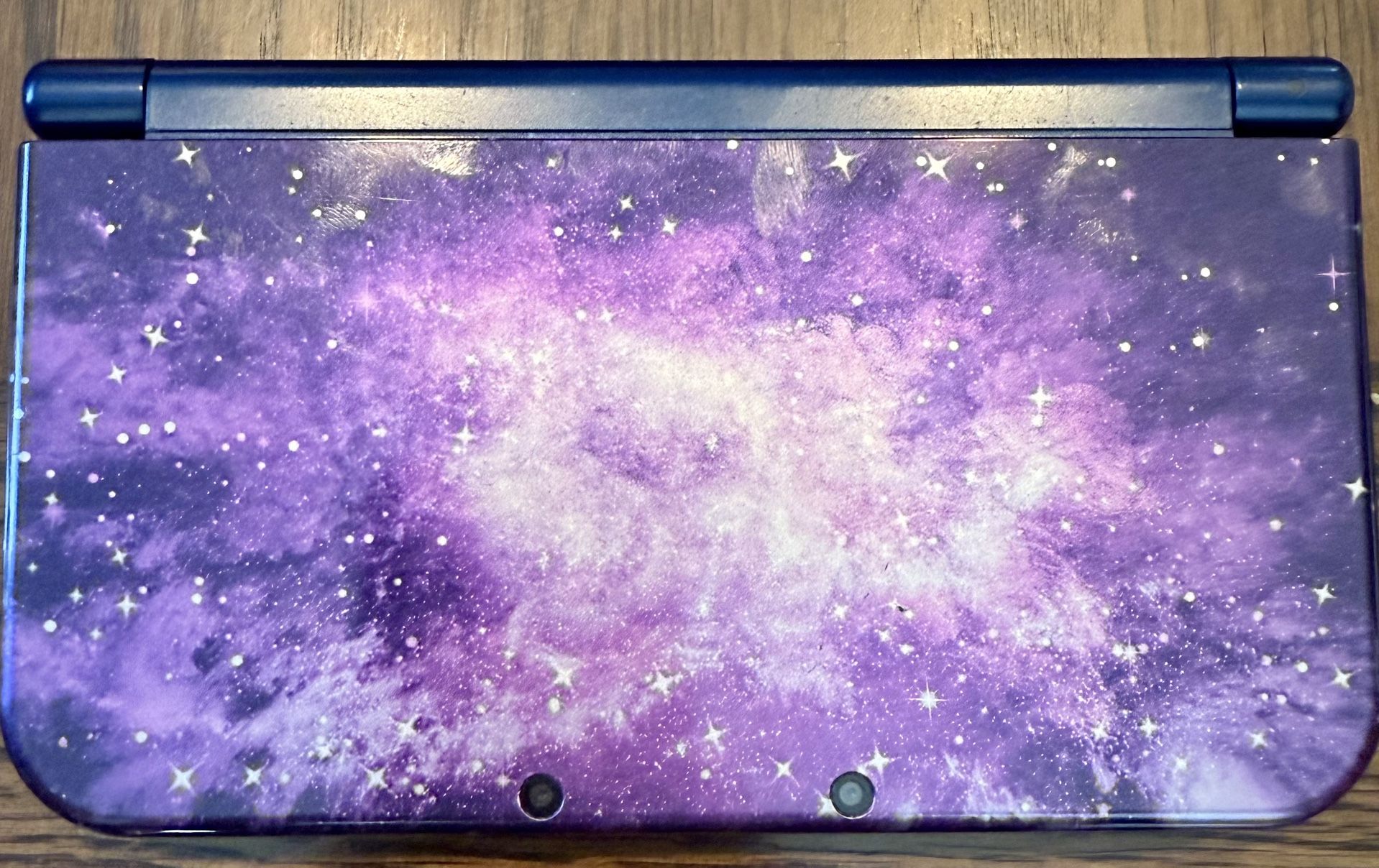 Nintendo 3DS XL Purple Galaxy Edition Console, 6 Games, Stylus and Case
