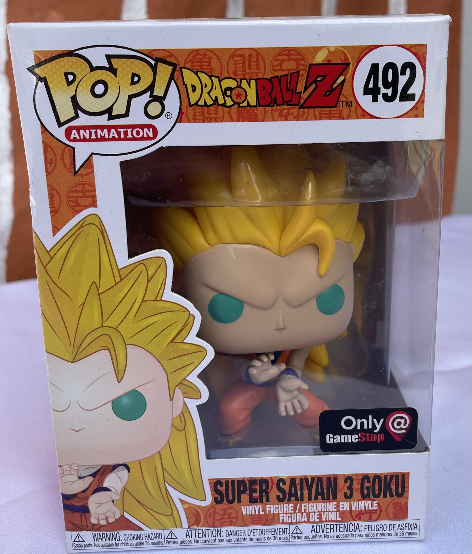 Funko Pop Super Saiyan 3 Goku #492