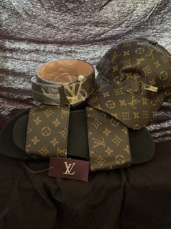  LV 🔸Hat🟤Belt🔸Sandal 🟤Set  