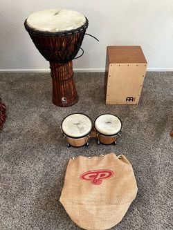 TOCA Djambe Meinl jam box CP LP Bongos