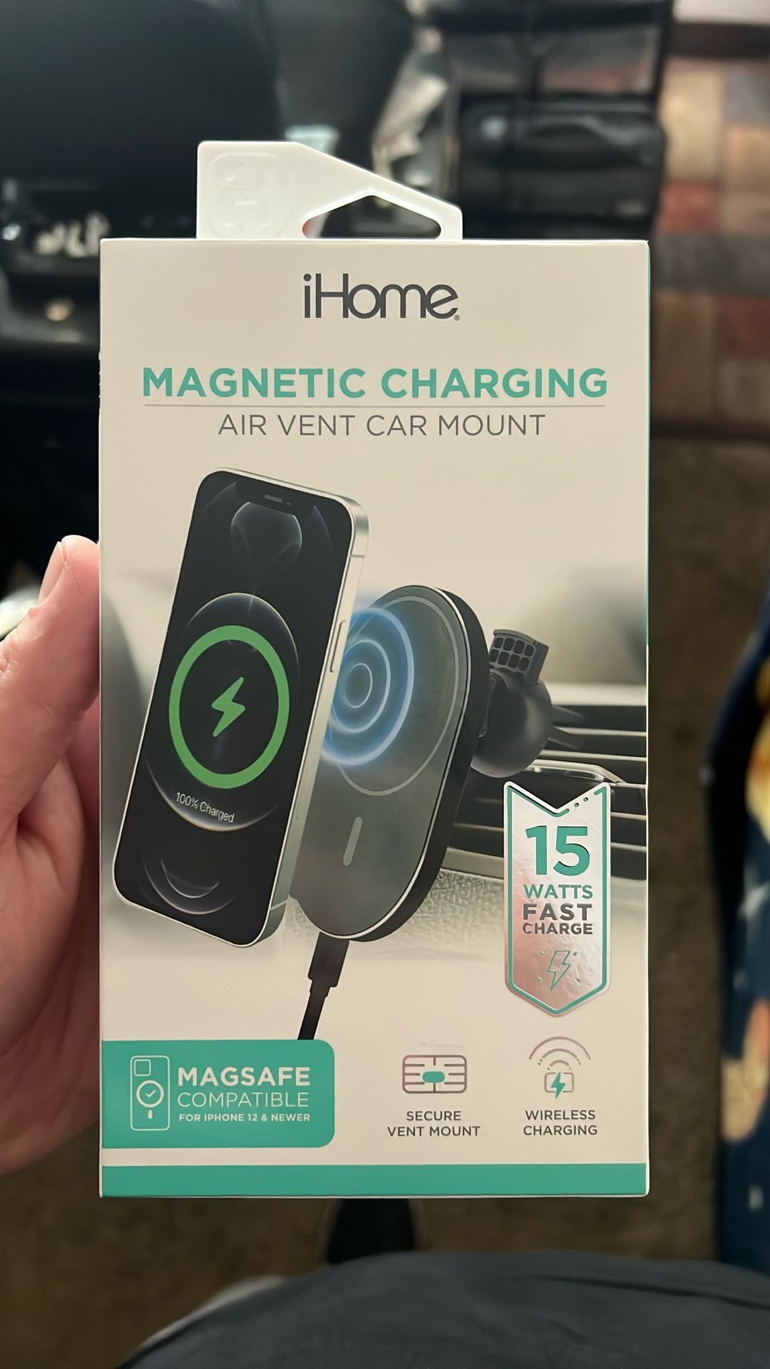 I home magnetic charger Air Vent Car Mount