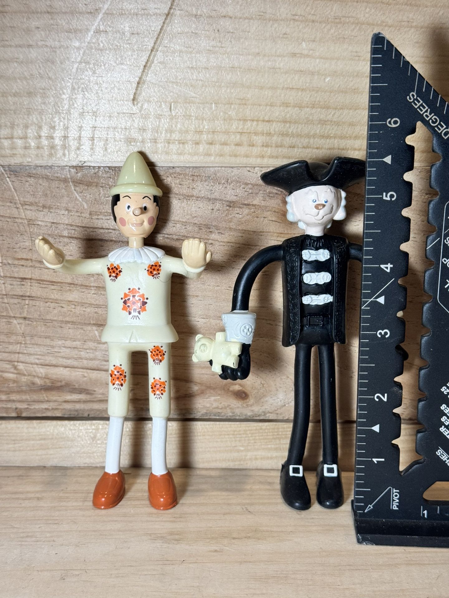 Vintage Mcdonalds Pinocchio Miramax Films 2002 Action Figure Bendable Posable