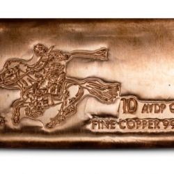 10 oz SilverTowne Pony Copper Bar