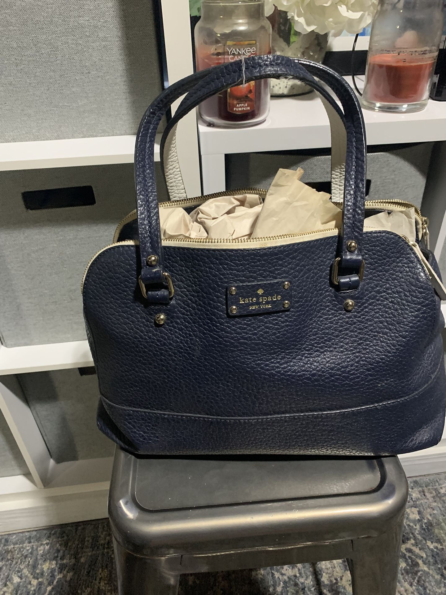 Navy Leather Kate Spade Purse