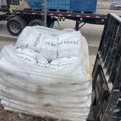 white marble decorative Pebbles  40 pounds bag  $25 per bag  I have indoor and outdoor tile & stone   Also vinyl click lock 100% waterproof-