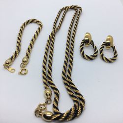 BEAUTIFUL JEWELRY NECKLACE EARRINGS BRACELET SET