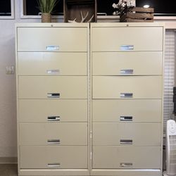 Two File Cabinets