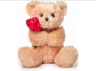 Bearington Remington Teddy Bear- 9.5" Soft and Cuddly Valentines Day Stuffed Animals - Adorable Bear Stuffed Animal Plush Gift
