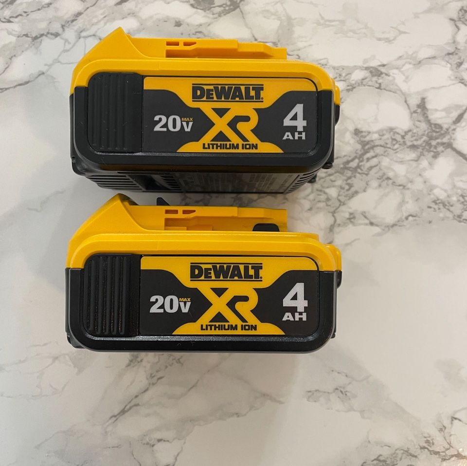 Dewalt 20volt Xr 4.0ah Batteries 