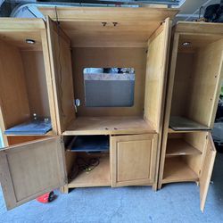 TV cabinet And Side Shelves