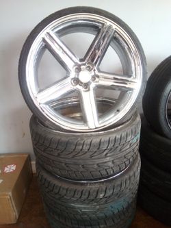24" chrome irocs