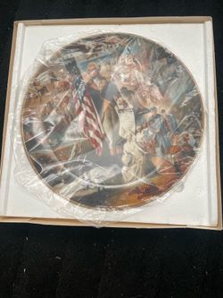 200 years with old glory plate