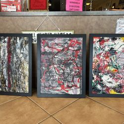 3 Abstract Paintings