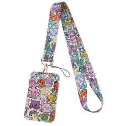 Pokémon - Multi Pokémon - Lanyard Keychain Cardholder USB Holder