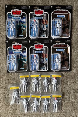 Star Wars TVC 501st 332nd Clone Trooper 15 Figure Lot