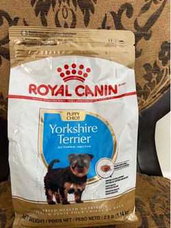 Royal Canin 2.5 lb bag Yorkshire Terrier Yorkie Puppy NEW SEALED