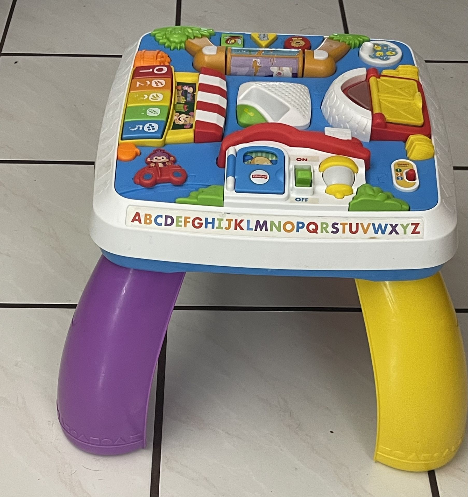 Baby Activity Table Makes Sounds And Lights Up