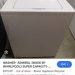 Admiral Washer