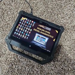 Rugged Diesel Scanner Laptop Cummins Detroit Mack Volvo Izusu Hino International Nexiq Jpro Noregon