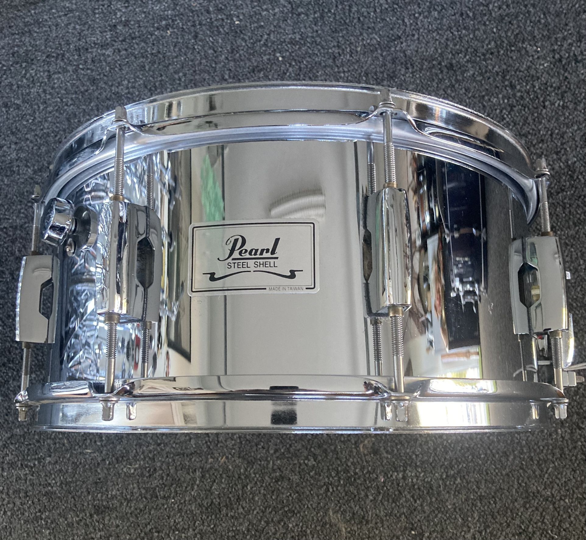 Drum Set Snare- Pearl Steel 6x14 Chrome $75