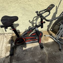 Exercise Bike,trampoline,booty Kicker And Maxi Climber 