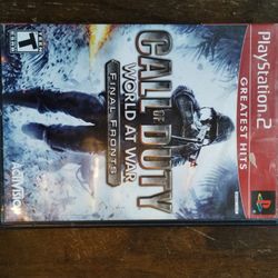 Call Of Duty World At War: Final Frontier PS2 