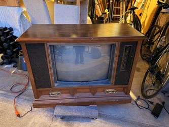 Vintage Crt Console television