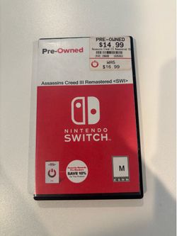 Nintendo Switch Assassins Creed 3 Remastered Used (Trade)