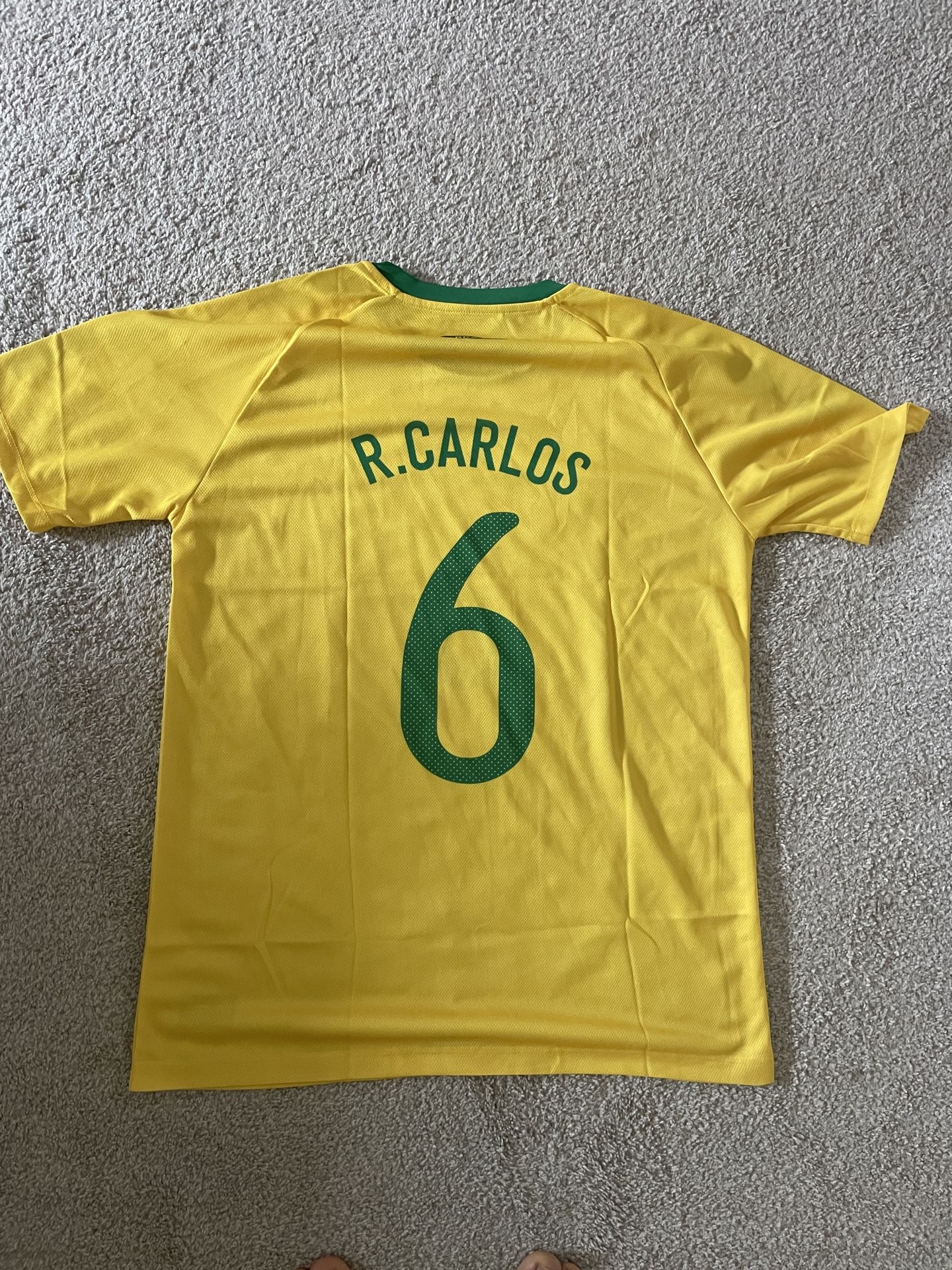 R Carlos Brazil Retro Jersey