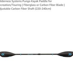 Carbon Fiber kayak paddle