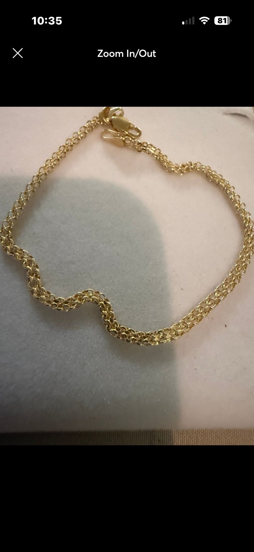 10k 7.25 Bismarck Bracelet