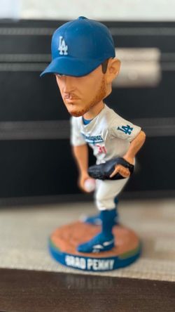 2008 Los Angeles Dodgers Brad Penny SGA bobblehead, featuring the pitcher in a classic home uniform with a baseball in his glove.