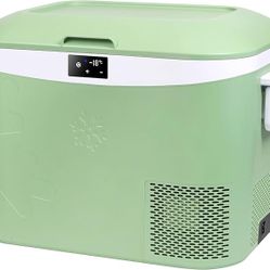 Car Fridge Portable 12V Refrigerator 13.Quart (18 Liter) 12 Volt Freezer Compressor Cooler 12V/24V DC 110～240 V AC for Truck Van RV Camper SUV and Hom