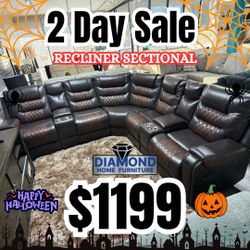 SECTIONAL RECLINER 🔥🔥🔥