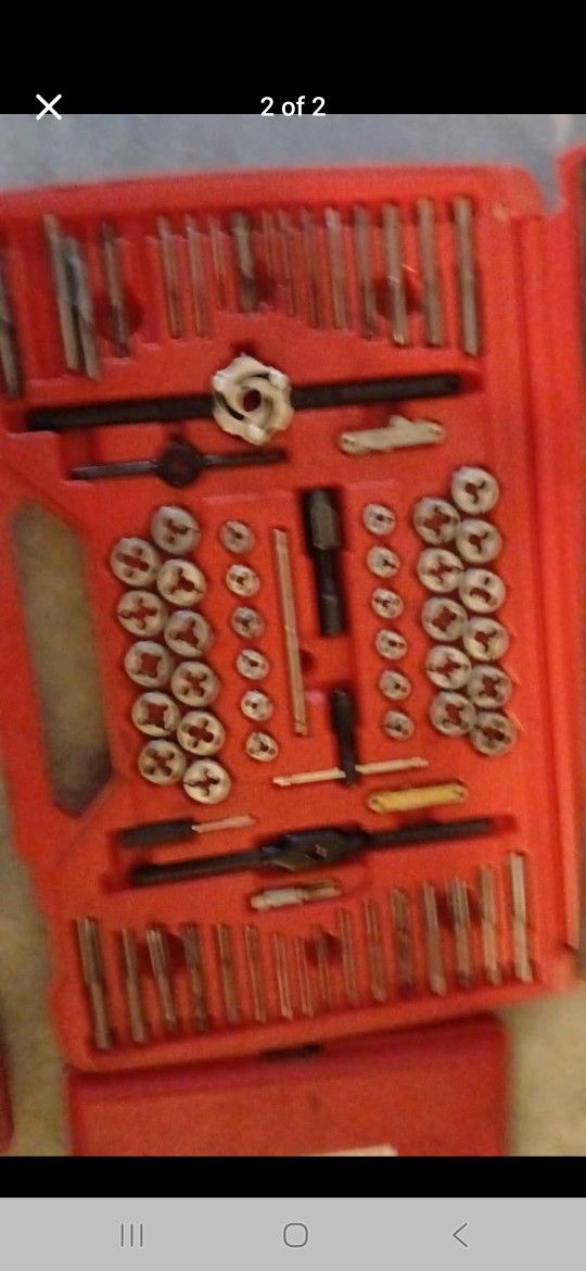 Snap On Tap And Die Set 76 Piece