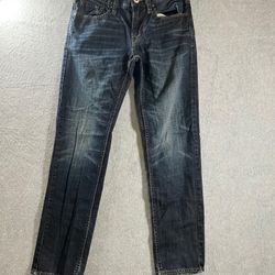 American Eagle Men’s Slim Straight Jeans Size 28x30 Dark Wash Denim