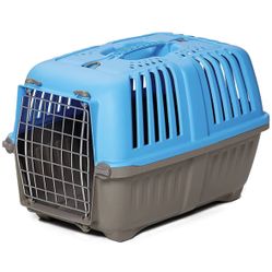 MidWest Spree Pet Carrier Blue Plastic Dog Carrier