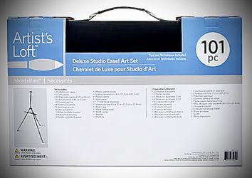 Artist's Loft Necessities 101 Piece Deluxe Easel Art Set