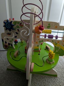 Montessori Manhattan Toy - Wooden Activity Center- Tree Top