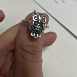 James avery owl on sale ring