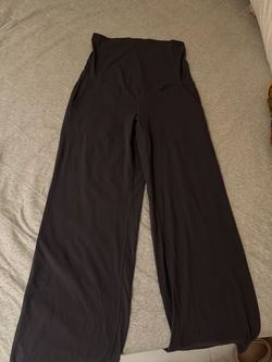 Dark grey Maternity flared leggings (medium)