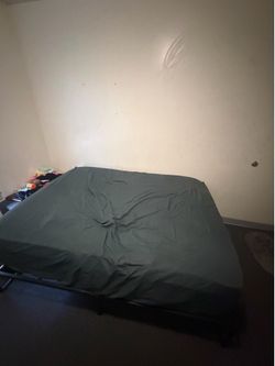 FULL BED FRAME AND MATTRESS TOGETHER